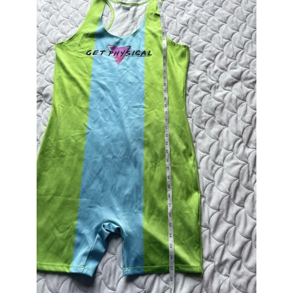 Spirit Halloween Adult 80s Aerobics Workout Leotard Costume Men S/m - Picture 4 of 7
